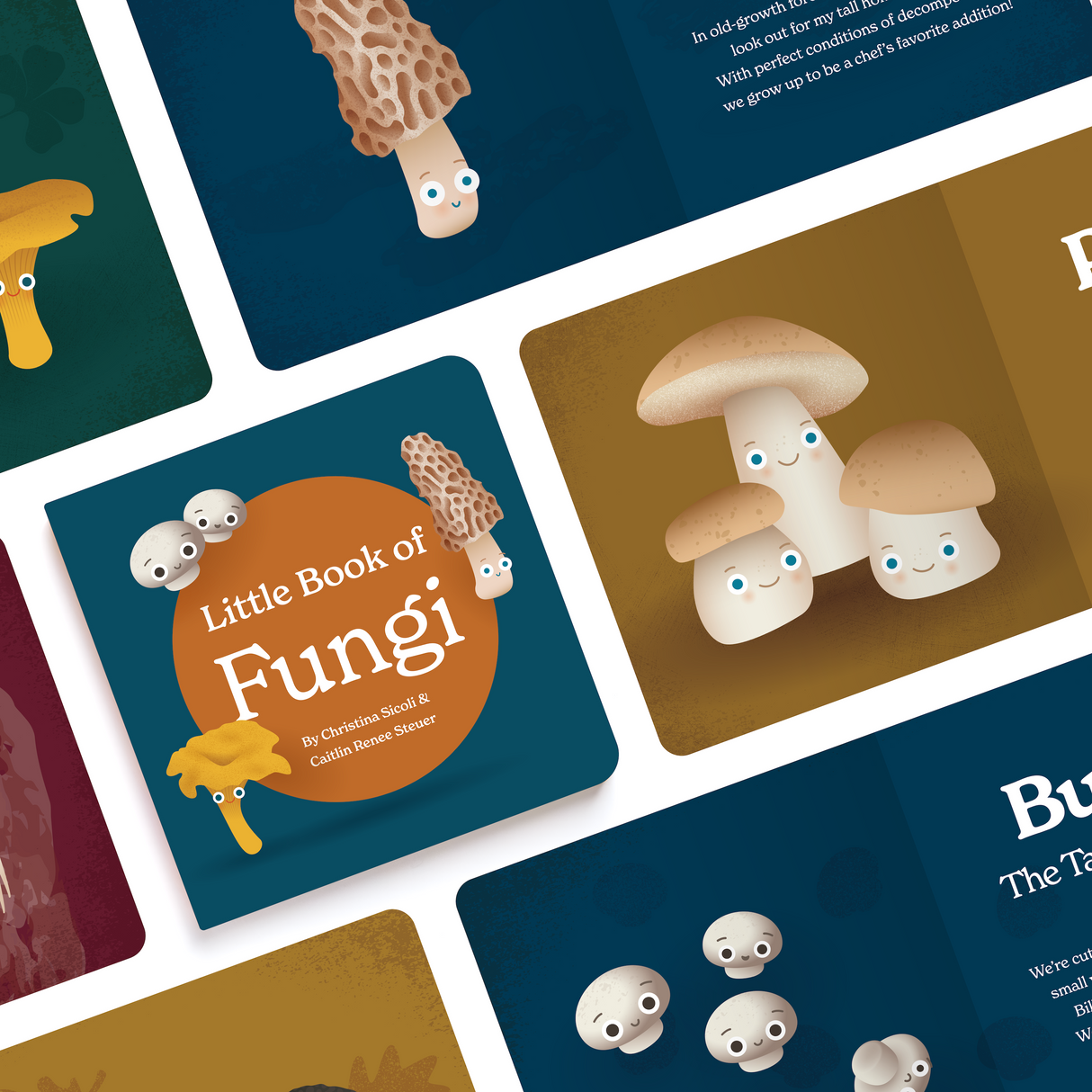 Little Book of Fungi - HoneyBug 