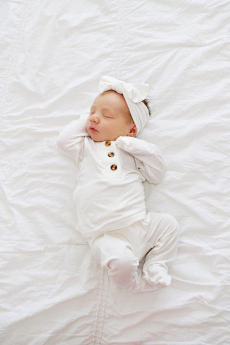 Softest 2 Piece Set - White - HoneyBug 
