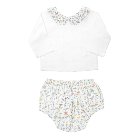 Gift set | Double Button Blouse and Liberty 'Theo' bloomer - HoneyBug 