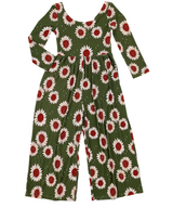 Rustic Blooms Ribbed Romper - HoneyBug 