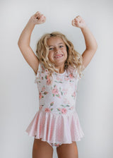 Pale Rose Skirted Leotard - HoneyBug 
