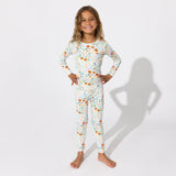 Summer Floral Bamboo Kids Pajamas - HoneyBug 