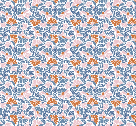 Alden Girls' Pajama Pant Set - Autumn Blooms - HoneyBug 