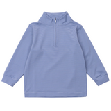 Sam Quarter Zip Pullover by LH Sport - Blue Stripes - HoneyBug 