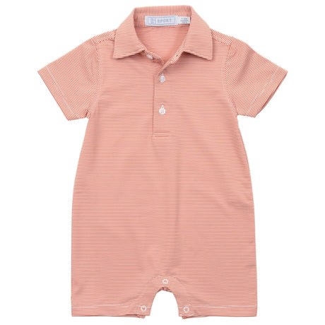 Austin Boys' Performance Shortall by LH Sport - Orange Stripes - HoneyBug 