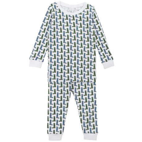 Grayson Boys' Pajama Pant Set - Cowboy Boots - HoneyBug 