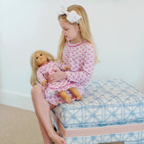 Carlin Doll Dress - Birthday Cake Pink - HoneyBug 