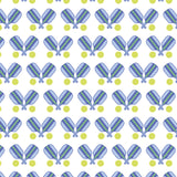 Alyssa Women's Pajama Short Set - Pickleball Blue - HoneyBug 