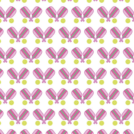 Emery Girls' Short Set - Pickleball Pink - HoneyBug 