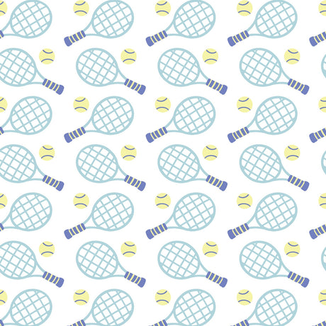 Charles Boys' Pima Cotton Short Set - Tennis Match Blue - HoneyBug 