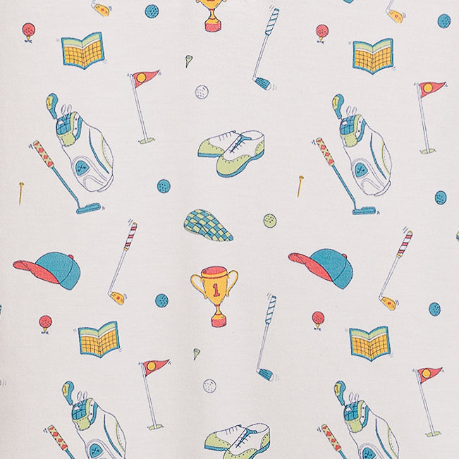 Collared Romper - Little Links - HoneyBug 