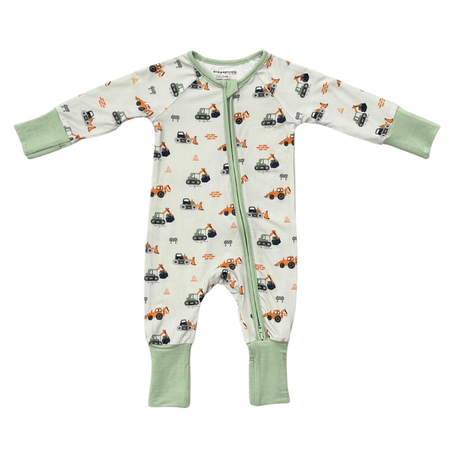 Baby Long Sleeve Zip Romper