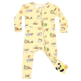 Love You Brunches Bamboo Convertible Footie - HoneyBug 