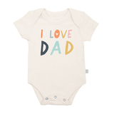 graphic bodysuit | love dad - HoneyBug 