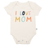 graphic bodysuit | love mom