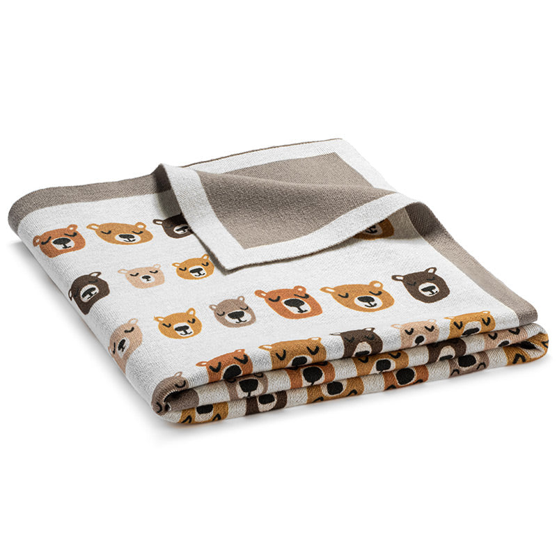 Little Dreamer Organic Baby Blanket - Little Camper - HoneyBug 
