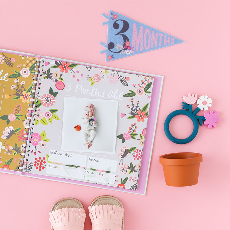 Little Artist Memory Baby Book - HoneyBug 