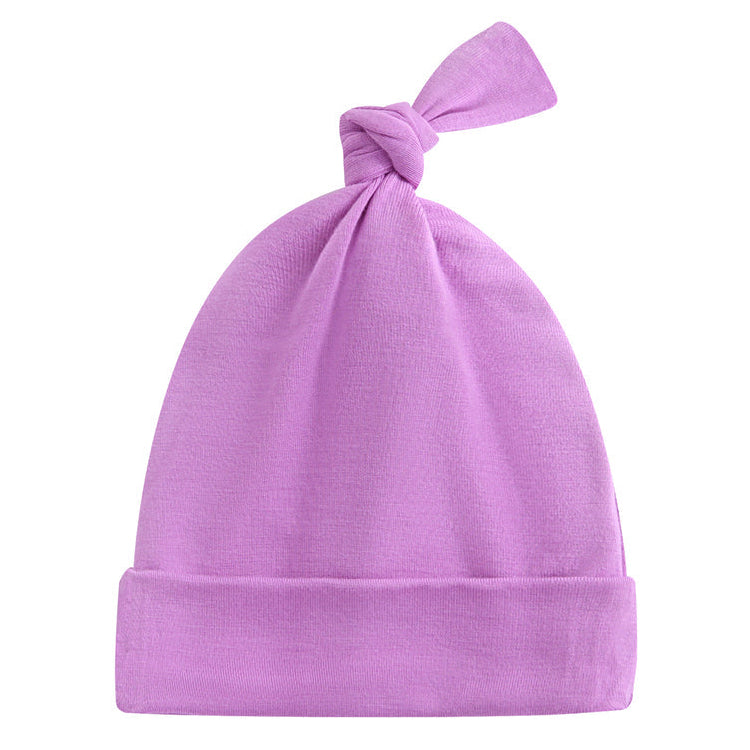 Luxie Lavender Baby Beanie Hat - HoneyBug 