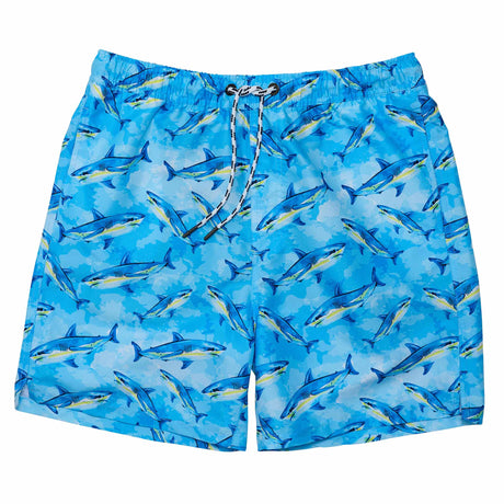 Mens Jawsome Waves Swim Short - HoneyBug 