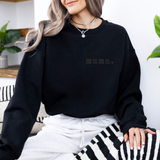 Mama. Embroidered |  Premium Adult Sweatshirt - HoneyBug 