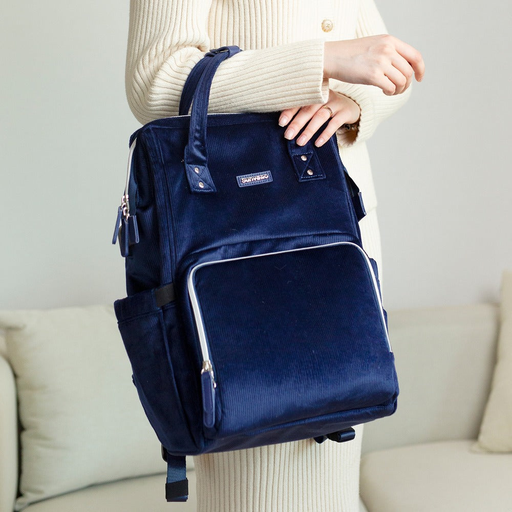 Corduroy Diaper Backpack