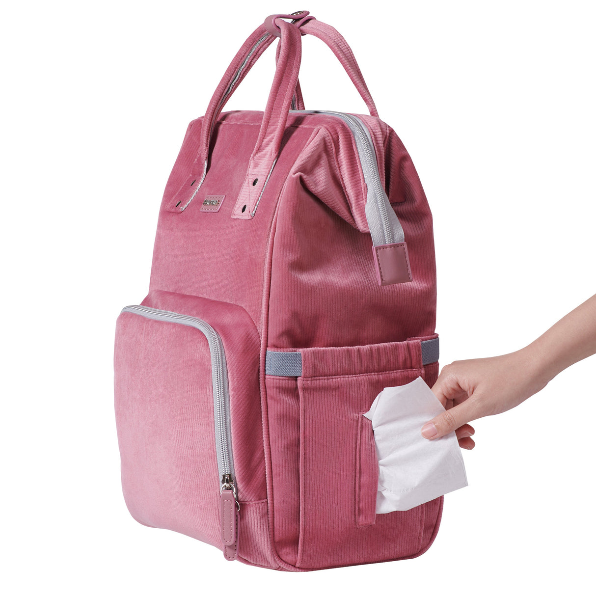 Corduroy Diaper Backpack