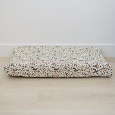 Harvest Floral Muslin Changing Pad Cover - HoneyBug 