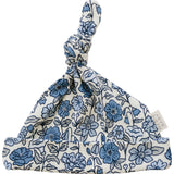 Bluebell Pointelle Bamboo Newborn Knot Hat - HoneyBug 