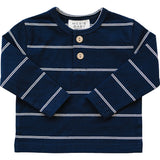 Navy Stripe Long Sleeve Tee - HoneyBug 