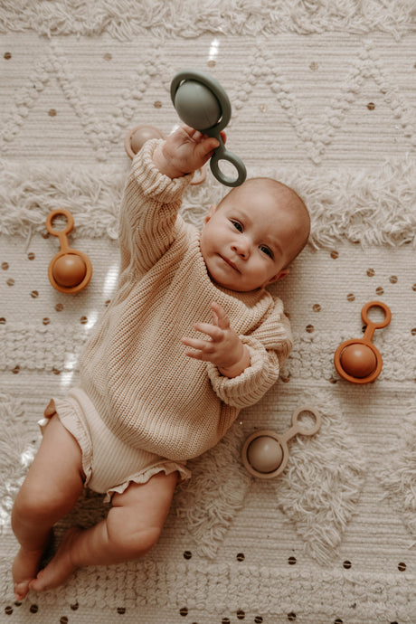 Rattle Toy  - Ora | Peony - HoneyBug 