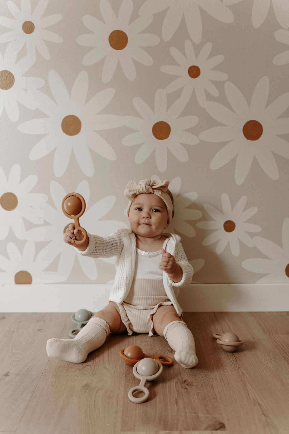 Rattle Toy  - Ora | Peony - HoneyBug 