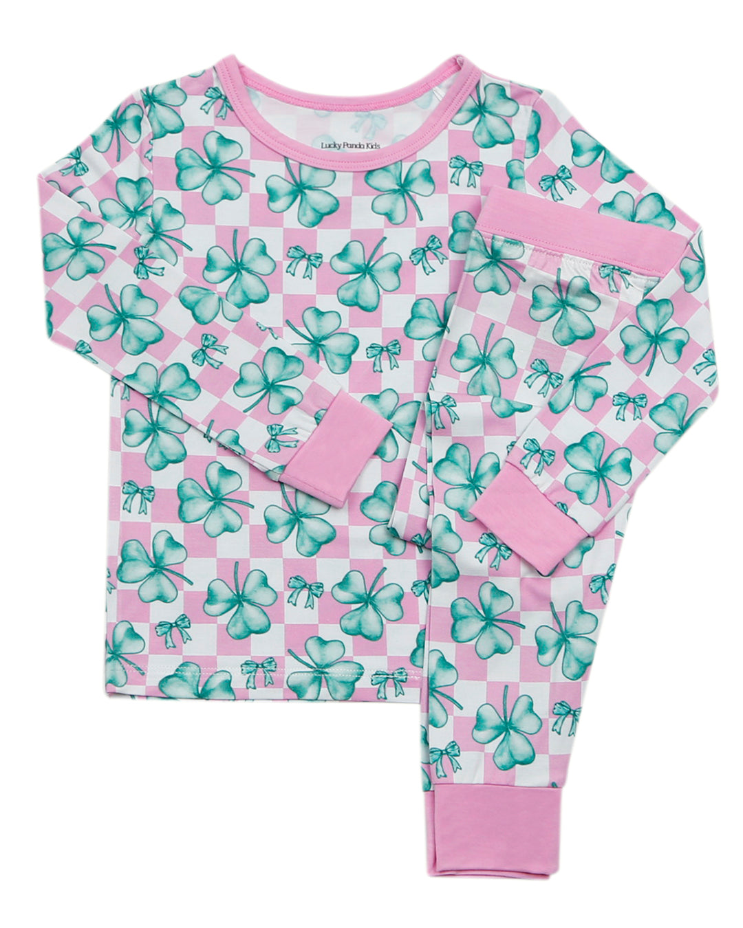 Bamboo Two Piece Set | Shamrock & Bows - HoneyBug 