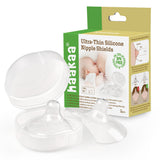 Haakaa Silicone Nipple Shields 2-pk (18 mm) - HoneyBug 