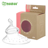 Haakaa Silicone Breastfeeding Nipple Shield with Orthodontic Nipple, 1 PK - HoneyBug 