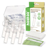 Haakaa Silicone Colostrum Collector Set 4 ml, 6 PK (Pre-Sterilized) - HoneyBug 