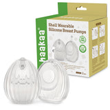 Haakaa Shell Wearable Silicone Breast Pump - HoneyBug 