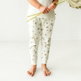 Organic Baby Toddler Harem Pants - Malibu - HoneyBug 