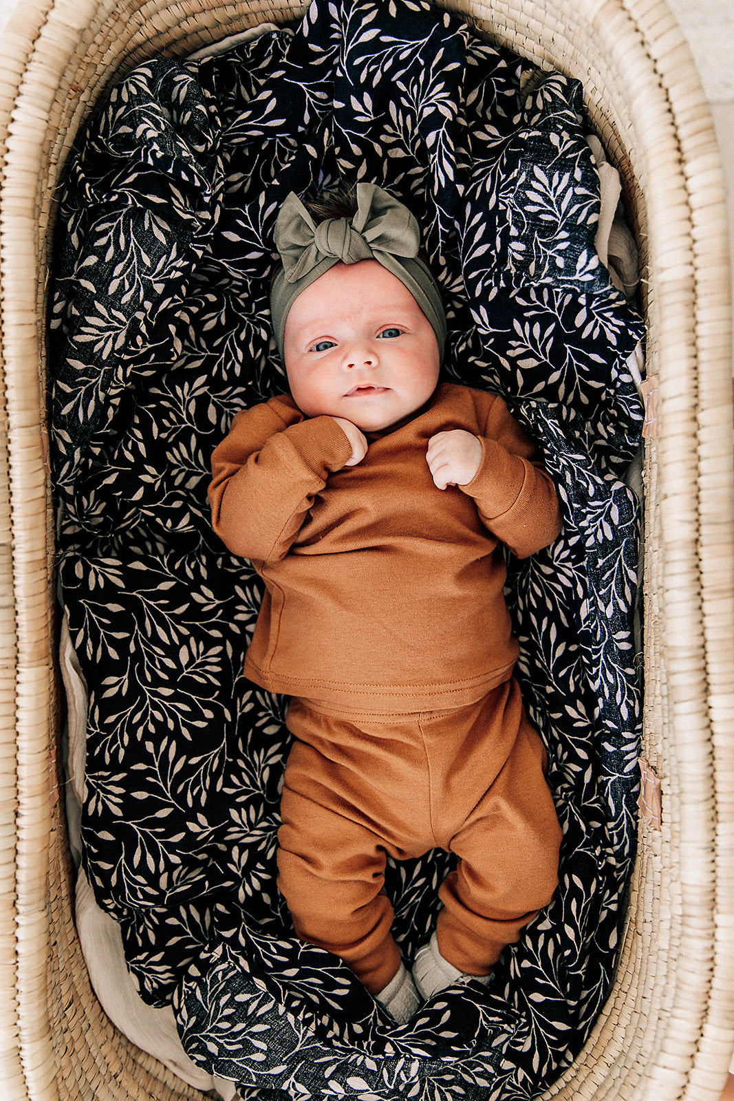 Olive Bamboo Head Wrap - HoneyBug 