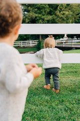 Charcoal Knit Leggings - HoneyBug 