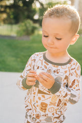 Camping Trip Ribbed Bamboo Cozy Set - HoneyBug 