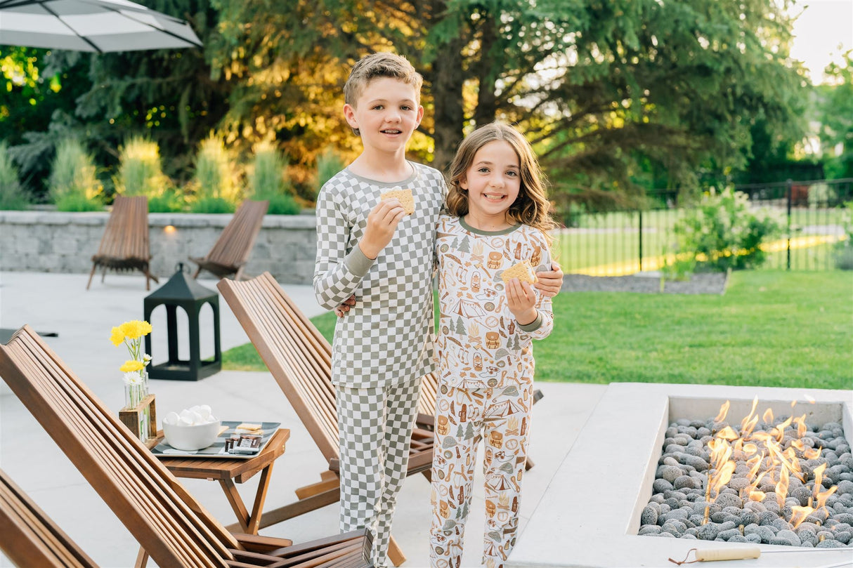 Camping Trip Ribbed Bamboo Cozy Set - HoneyBug 