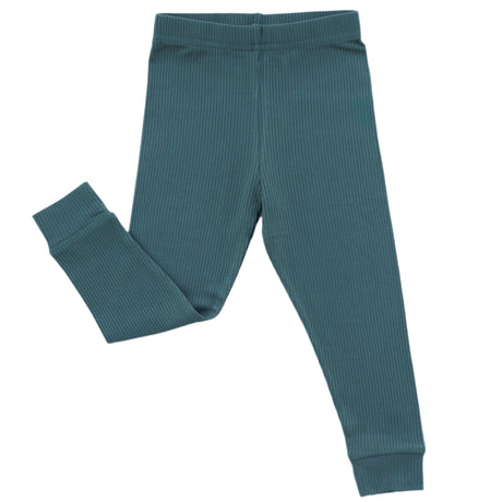 BAMBOO RIB LEGGINGS- Slate - HoneyBug 