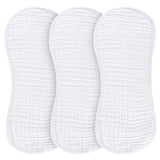 Muslin Burp Cloth - Solid White - HoneyBug 