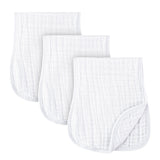 Muslin Burp Cloth - Solid White - HoneyBug 