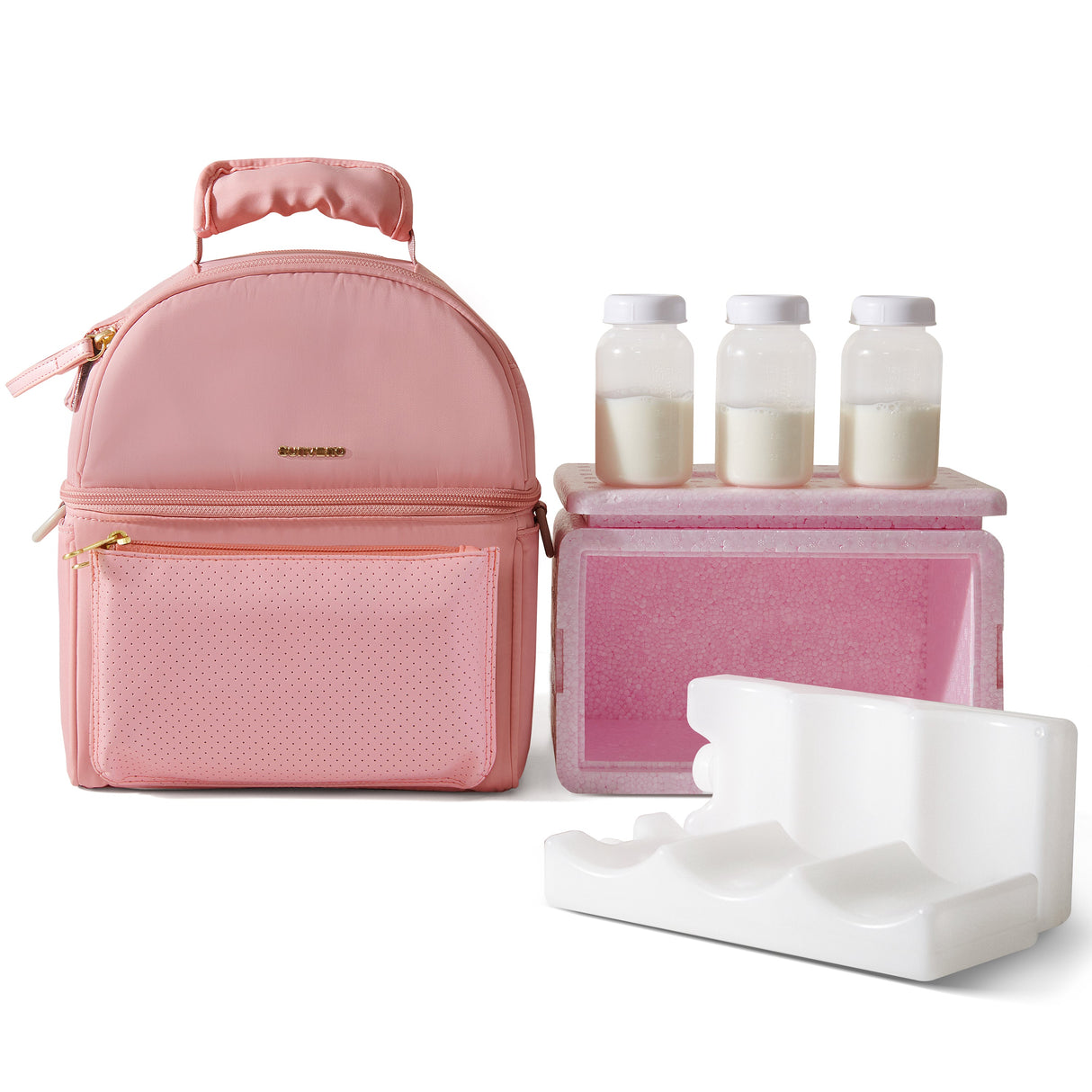 Breastmilk Cooler Bag with Detachable Insulation Box Set