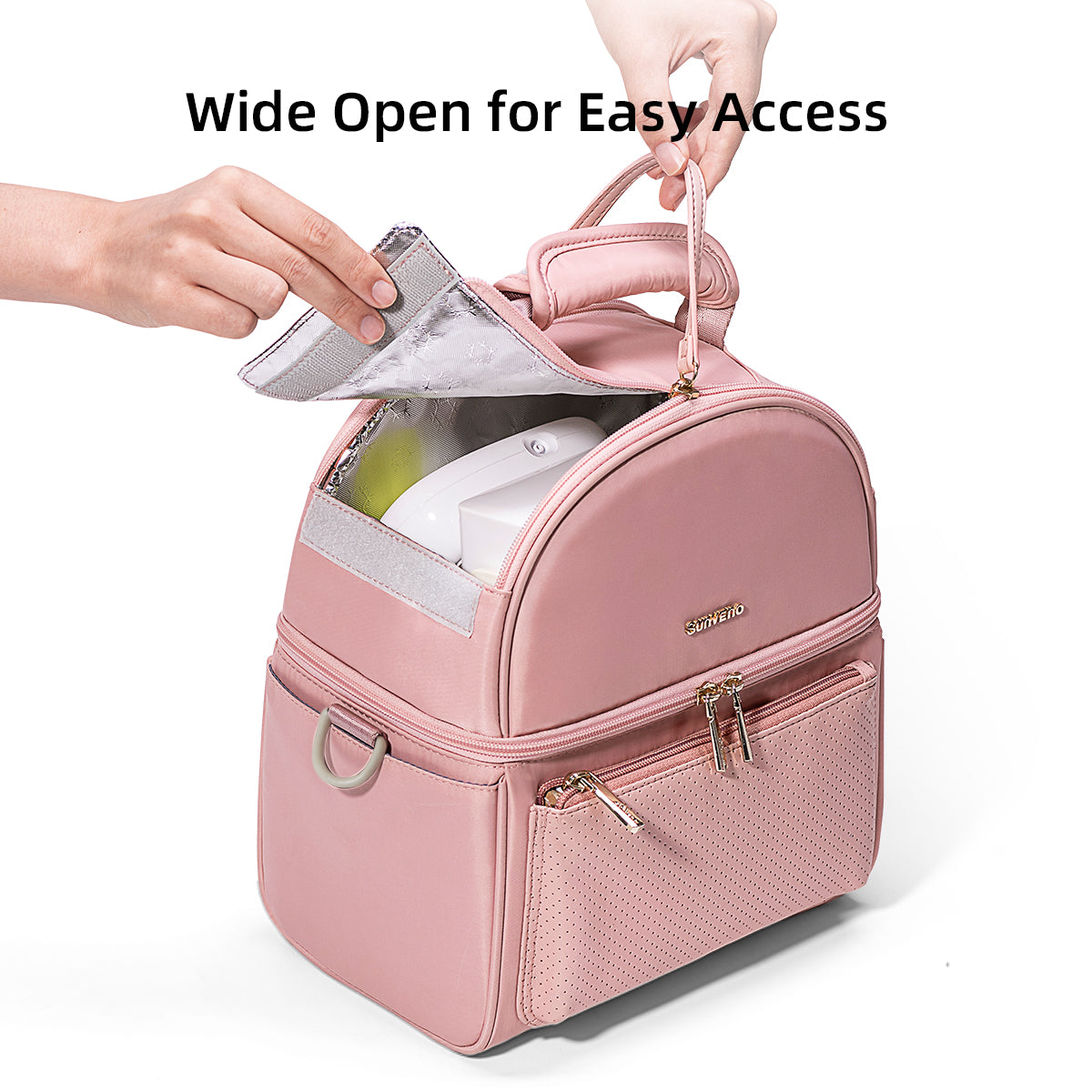 Breastmilk Cooler Bag with Detachable Insulation Box Set