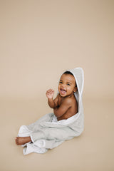 Desert Sage Muslin Hooded Towel - HoneyBug 
