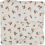 Cream Floral Muslin Quilt - HoneyBug 
