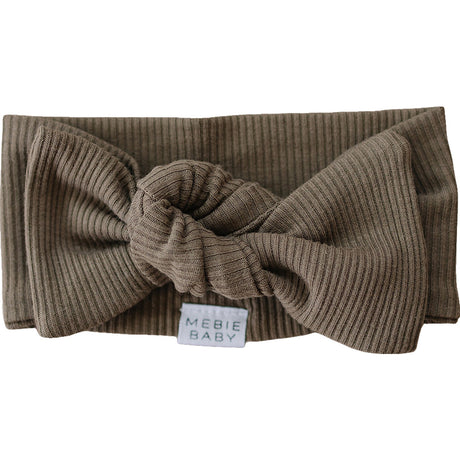 Cocoa Organic Cotton Ribbed Head Wrap - HoneyBug 