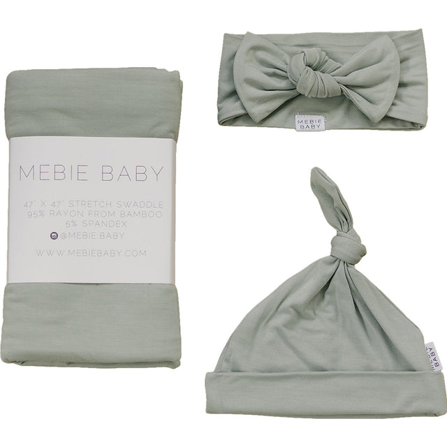 Sage Bamboo Hat OR Head Wrap Set - HoneyBug 